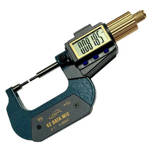 Igaging 0-1" iP54 EZ Data Electronic Digital Spline Micrometer - 35-054-UB1 35-054-UB1 - main
